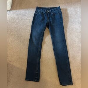 Silver Jeans Women's Suki Straight Leg in Dark Blue